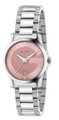 Gucci watches GUCCI G-Timeless 27MM Pink Dial SS Band Womens Watch YA126524