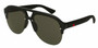 Eyewear Brands Gucci Green Aviator Acetate Mens Sunglasses GG0170S 001 59-13-145