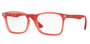 Eyewear Brands RAY-BAN Squared Red Frame 46MM Kids Eyeglasses RY1553 3669