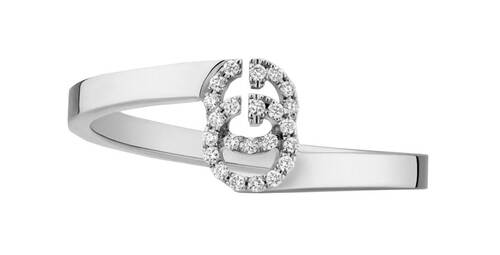 gucci white gold stacking ring gucci white gold stacking ring