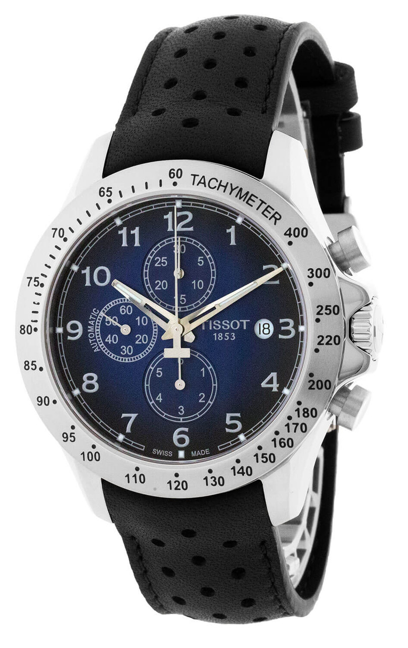 tissot v8 automatic black dial men's watch