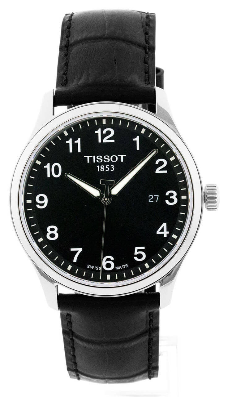quartz black watch