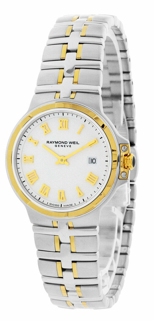 Photos - Wrist Watch Raymond Weil Parsifal 30MM White Dial Women's Watch 5180-STP-00308 