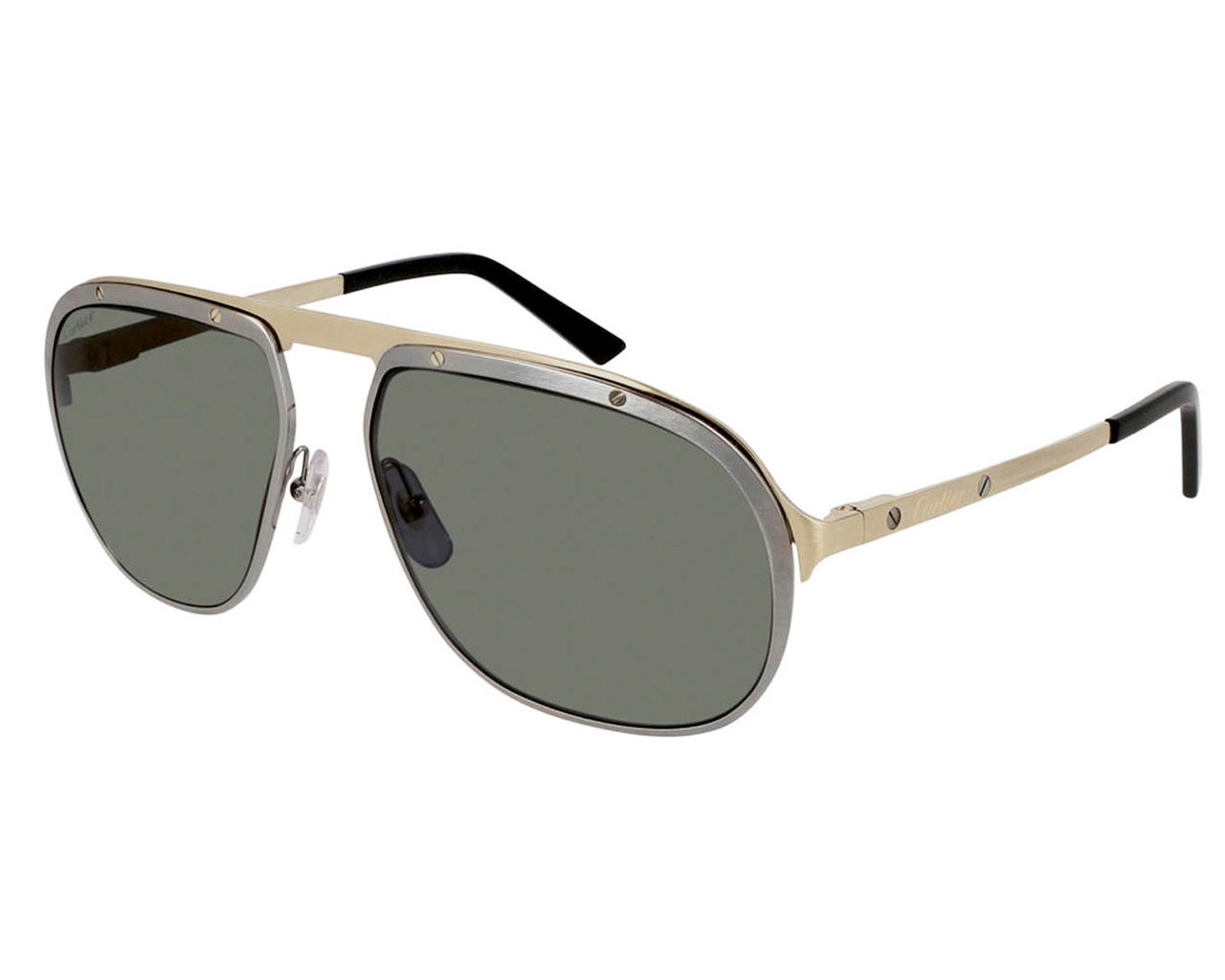 CARTIER Pilot Grey Lens Full Rim 60-16 