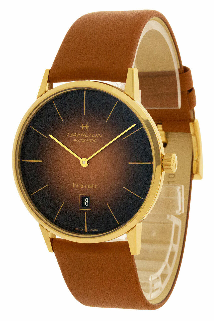HAMILTON Jazzmaster Inter-Matic 42MM Brown Dial Men's Watch