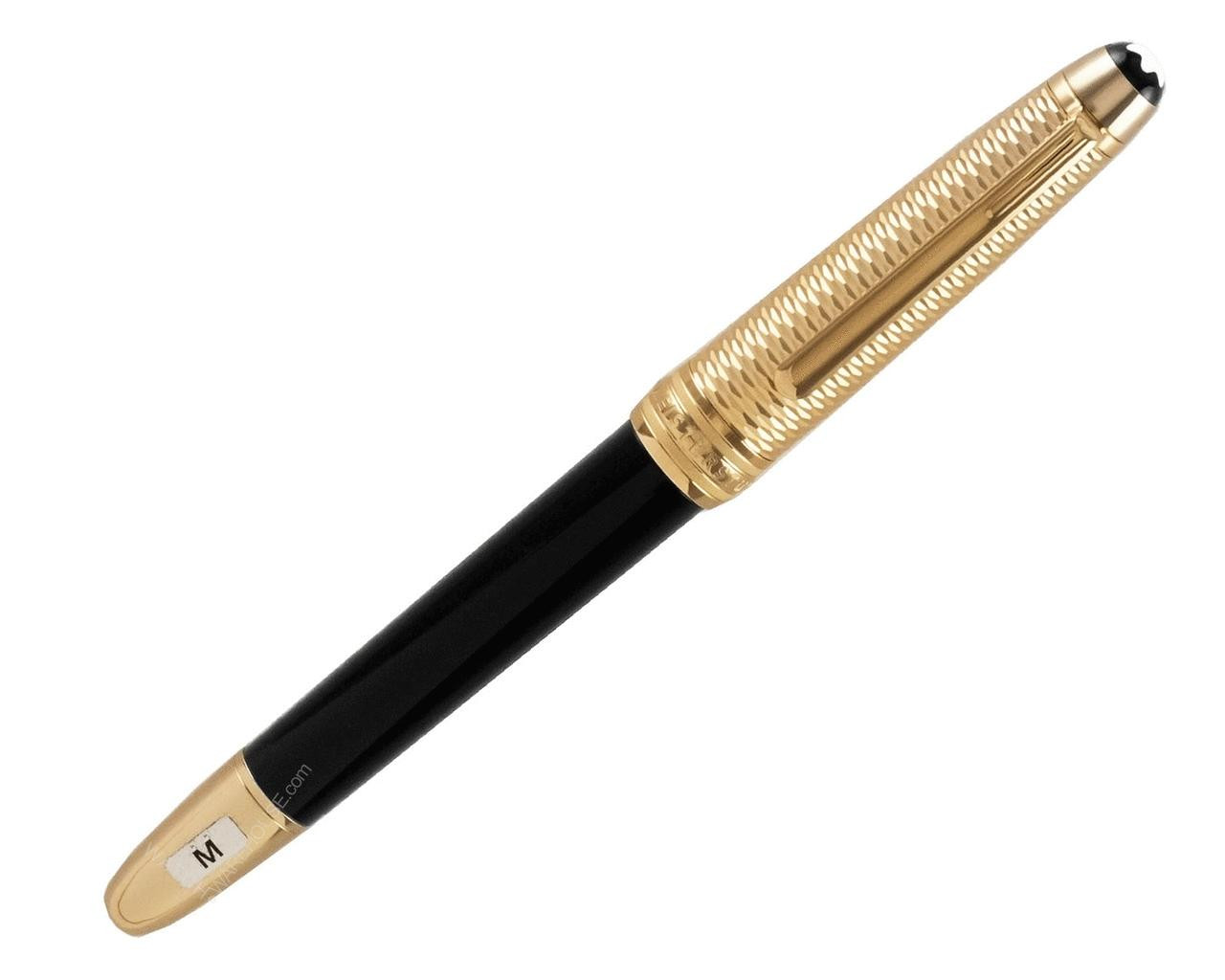 MONTBLANC MeisterstÃ¼ck DouÃ© Geometry Champagne-Gold Fountain Pen