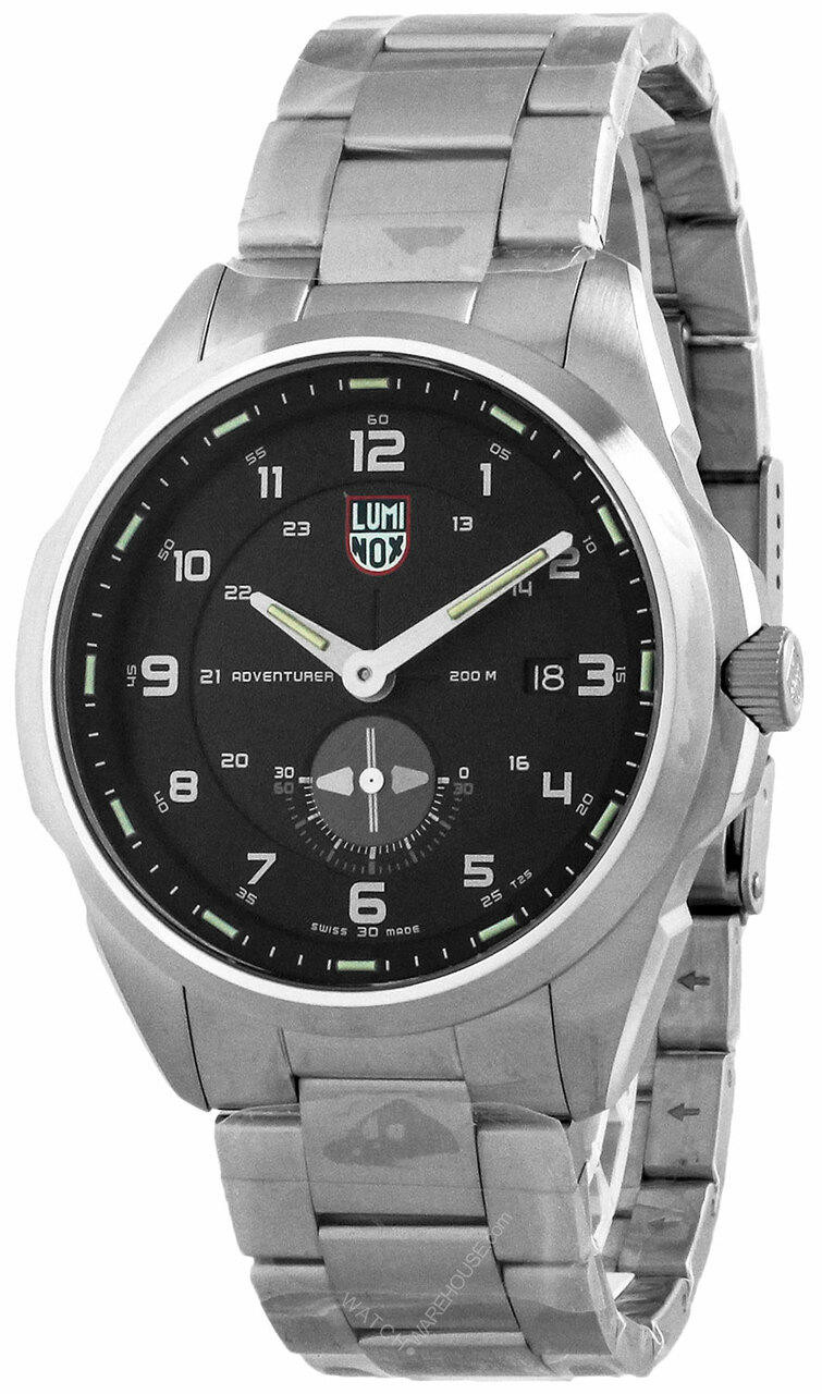 LUMINOX Atacama Adventurer 42MM SS Black Dial Men's Watch XL.1762