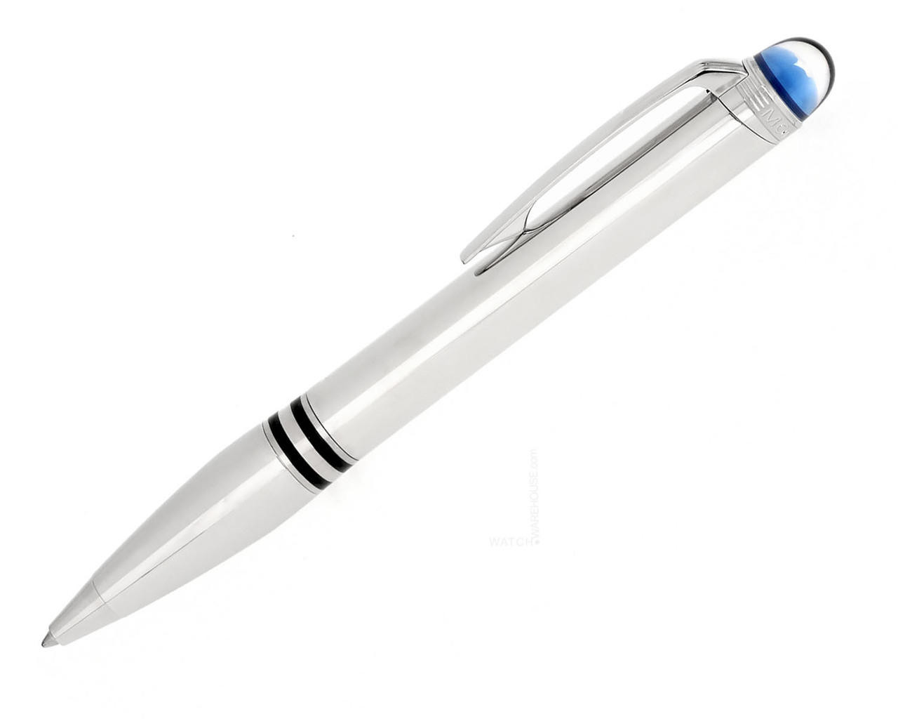 MONTBLANC StarWalker Silver Metal Platinum-coated Ballpoint 118877