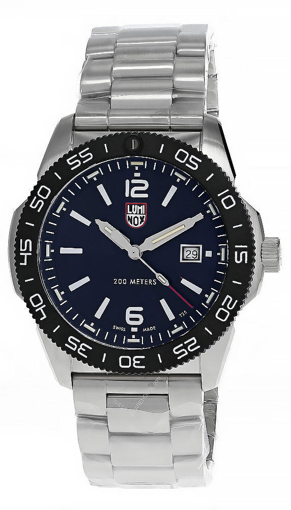 LUMINOX Navy Seal 3120 44MM Quartz S-Steel Blue Dial Men