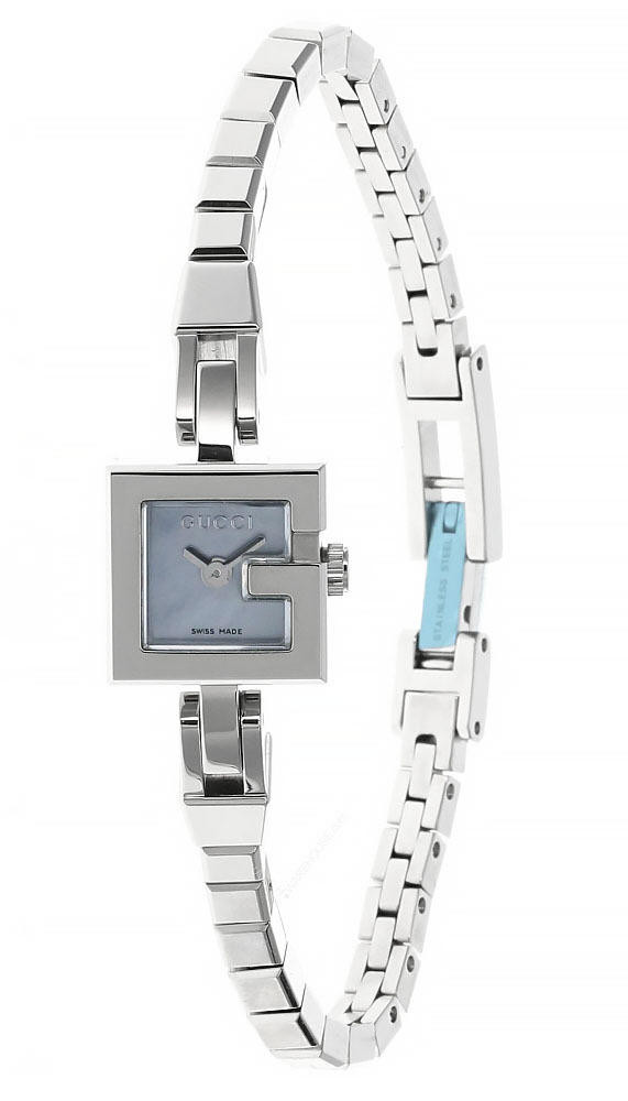 GUCCI 型番102 レディース腕時計 GUCCI 102 G 14MM Petite Blue Mother Of Pearl Women's Watch