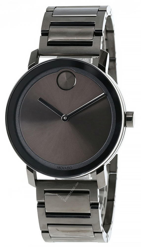 NIB Movado Bold 3600103 Quartz Gunmetal Ion Plated new with tag & box authentic Movado Women main image 2