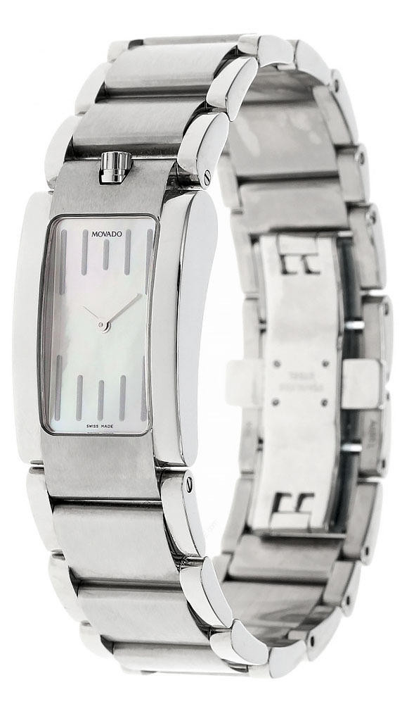 Movado Mother of Pearl Dial/Silver Band Ladies Movado Ladies Mother of Pearl Dial Silver Bracelet Watch  main image 4