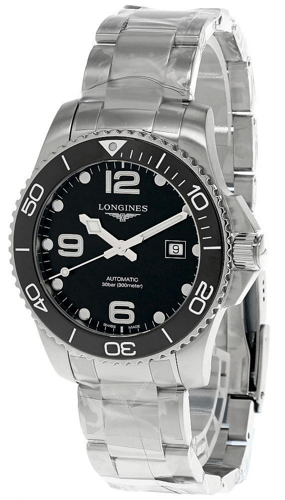 LONGINES Conquest Automatic SS 43MM Black Dial Men's Watch L3