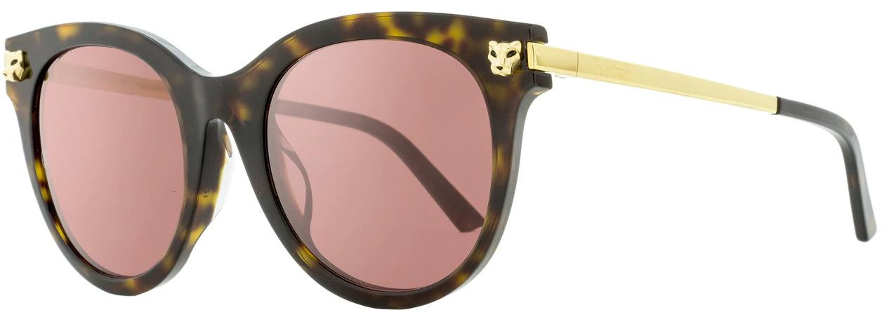 Cartier Sunglasses Women\'s Gold Bordeaux 500-071525 Cartier | CT0045O - Power Faceted | Visionist main image 4