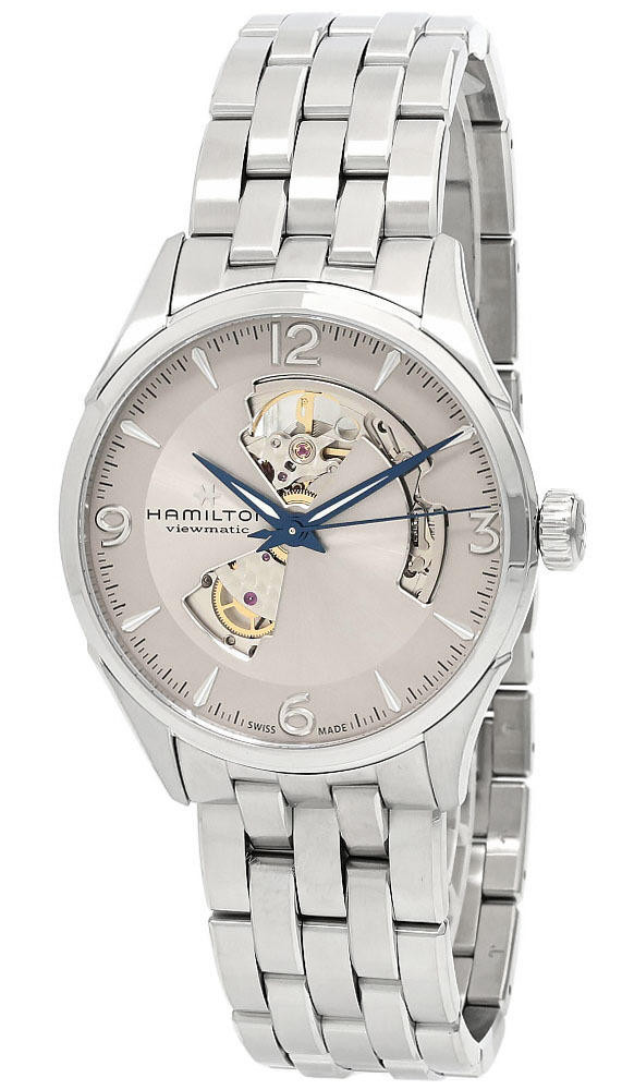 HAMILTON Jazzmaster 42MM Automatic SS Open Heart Men's Watch
