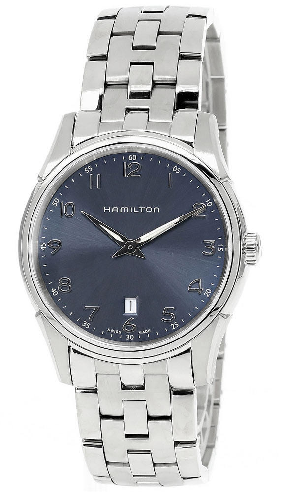HAMILTON Jazzmaster Thinline 42MM SS Luminous Blue Dial Watch