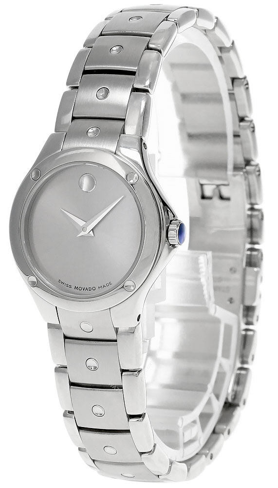Women’s Movado SE Quartz Stainless Steel Watch BRAND NEW Movado SE Quartz Silver Dial Ladies Watch -0607516  main image 4