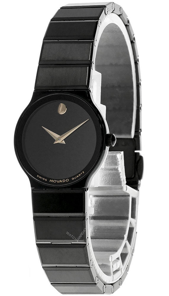 MOVADO Museum 23MM Stainless Steel Black Dial Women display picture 1
