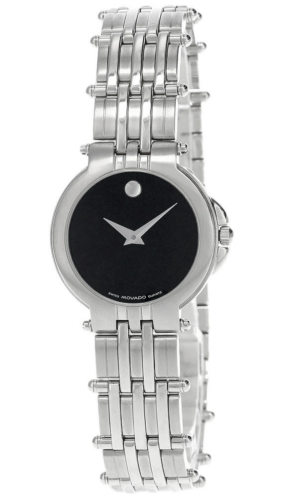 Movado Aviso 26mm Museum Women\'s Black Dial Watch - 84-36-829-3324739 MOVADO Aviso 26MM S-Steel Black Museum Dial Women main image 4