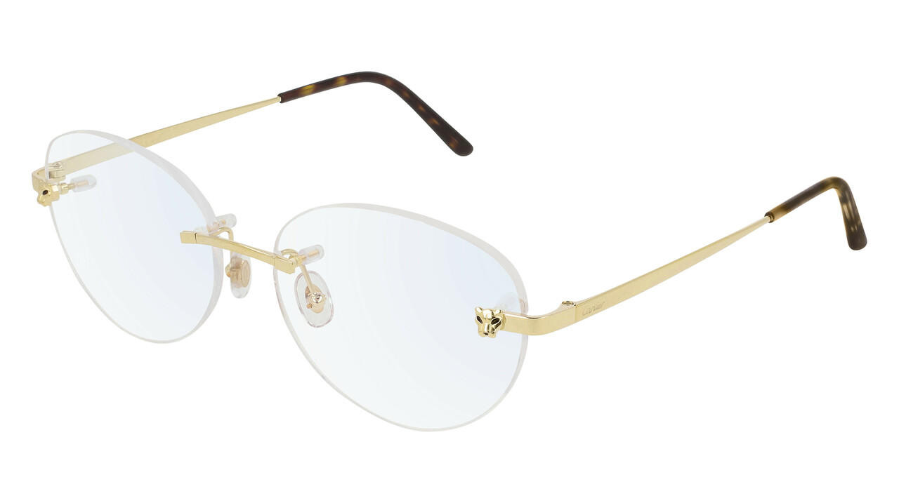 メガネ Cartier Cartier - CT0008O - 002 havana havana transpa Cartier CT0007O 002 Dark Havana Optical Frame - eye-oo.com