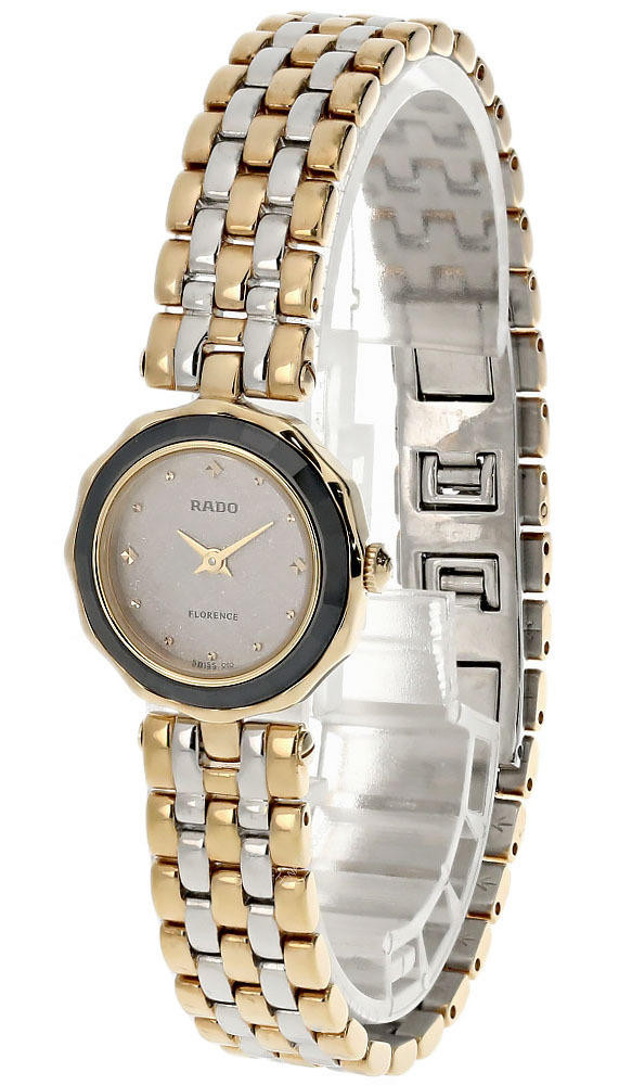 RADO Florence SS Gray Dial Two-Tone Women's Watch 318.3745.2 (Gray) | Fast  & Free US Shipping | Watch Warehouse