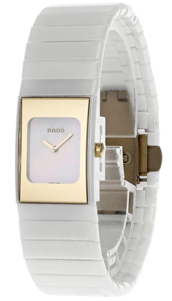 RADO DiaStar Quartz High-Tech Ceramic MOP Dial Women's Watch