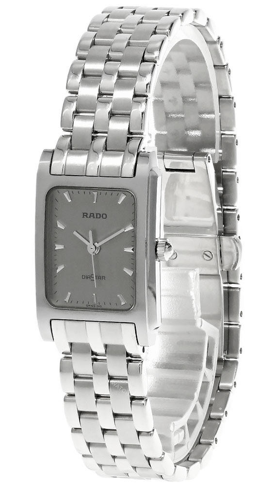 RADO DiaStar Stainless Steel Gray Dial Women's Bracelet Watch