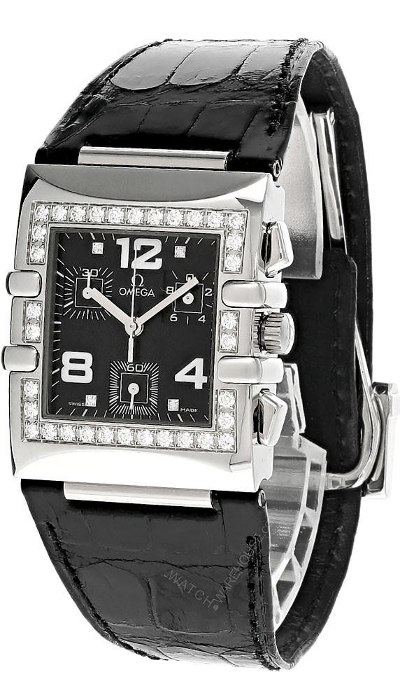 OMEGA Constellation Quadra 34MM Diamond Bezel Women's Watch