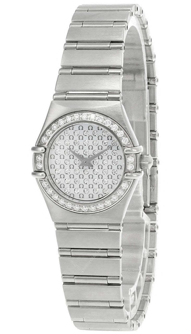 OMEGA Constellation 22.5MM QUARTZ MINI Diamond Women's Watch 14557700