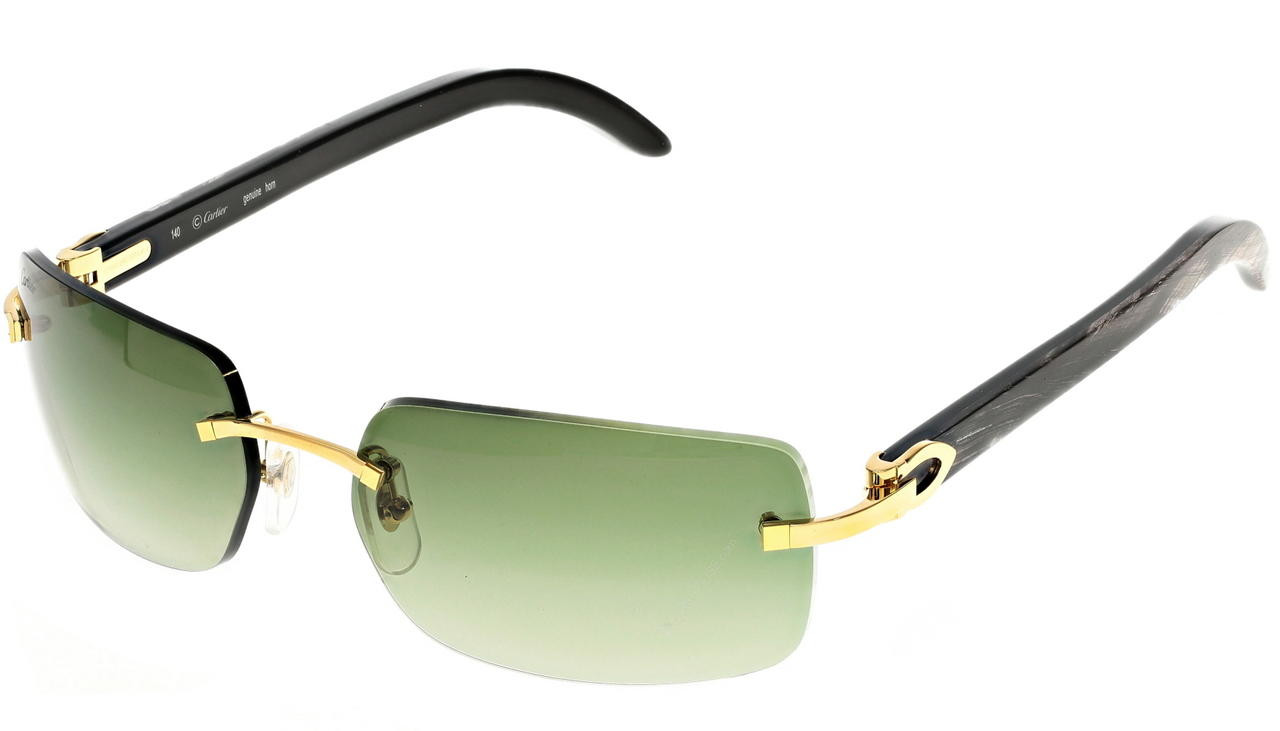 black cartier sunglasses
