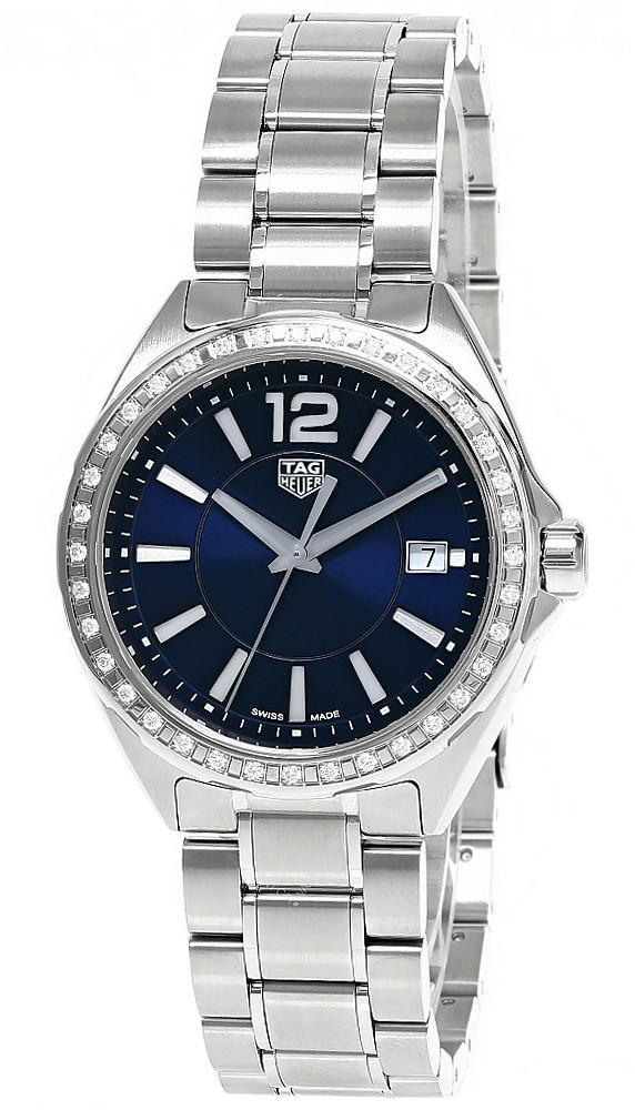 TAG HEUER Formula 1 35MM Blue Dial Diamond Women's Watch WBJ1316