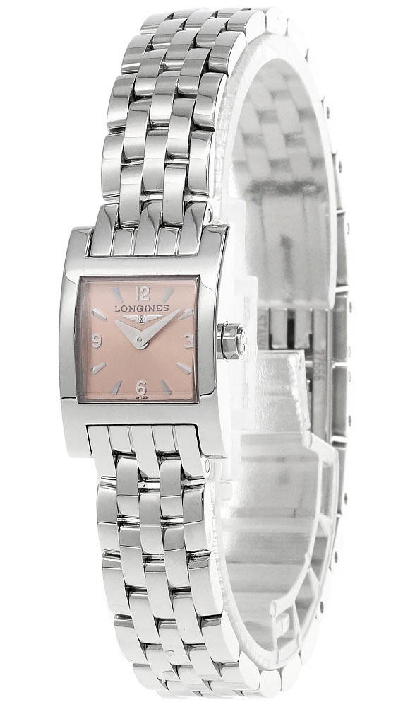 LONGINES Dolce Vita Stainless Steel Pink Dial Women's Watch