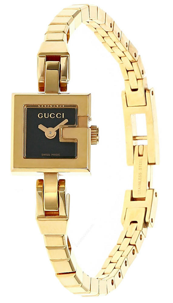 Gucci ladies petite gold tone watch GUCCI Petite S-Steel White Dial Gold Women main image 2