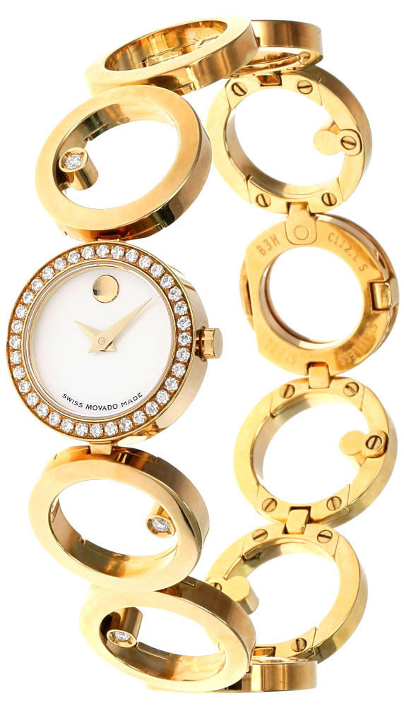 MOVADO ONO MOP Dial Diamond S-Steel Bracelet Women