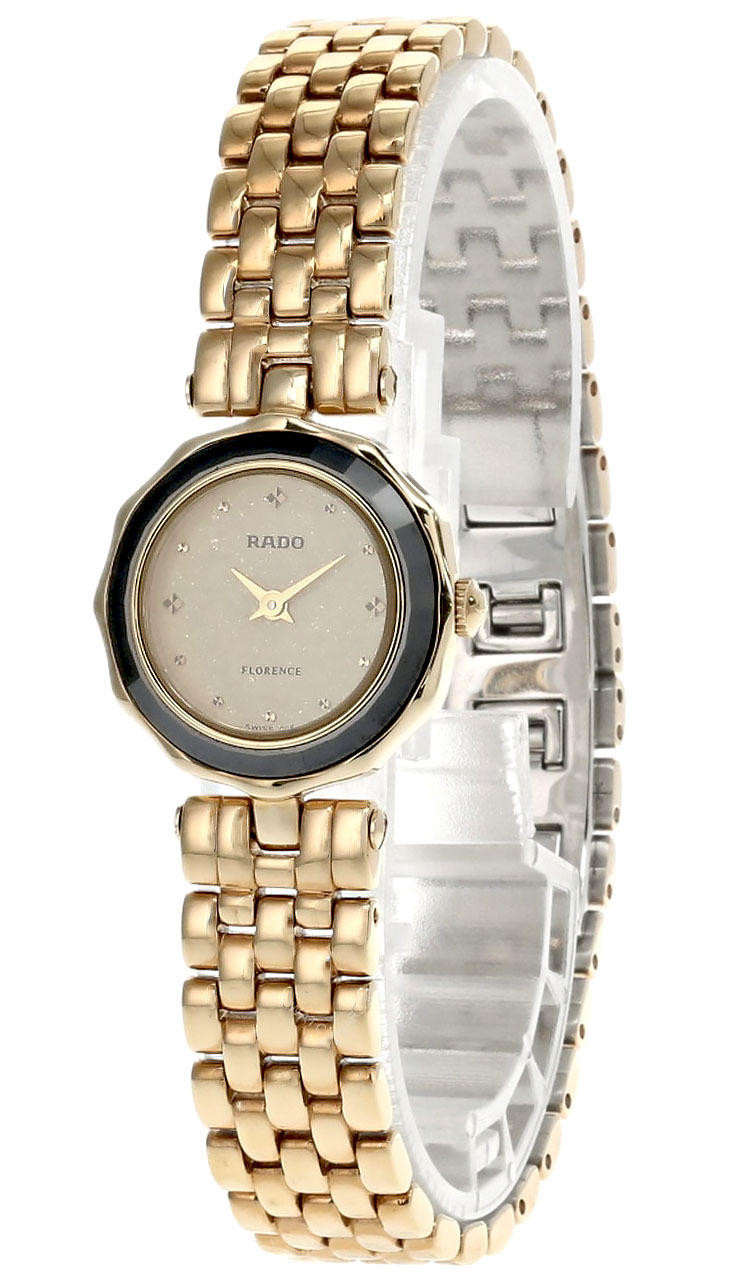 RADO Florence Stainless Steel Gold Dial Women's Watch R48688254