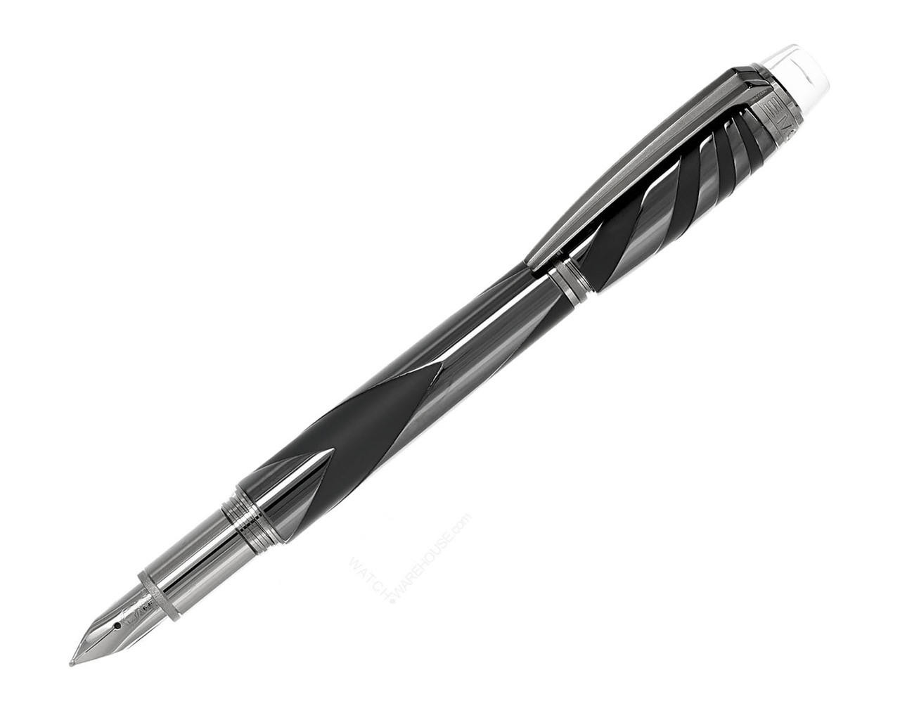 MONTBLANC Starwalker Ceramics Black Fine(F) Nib Fountain Pen