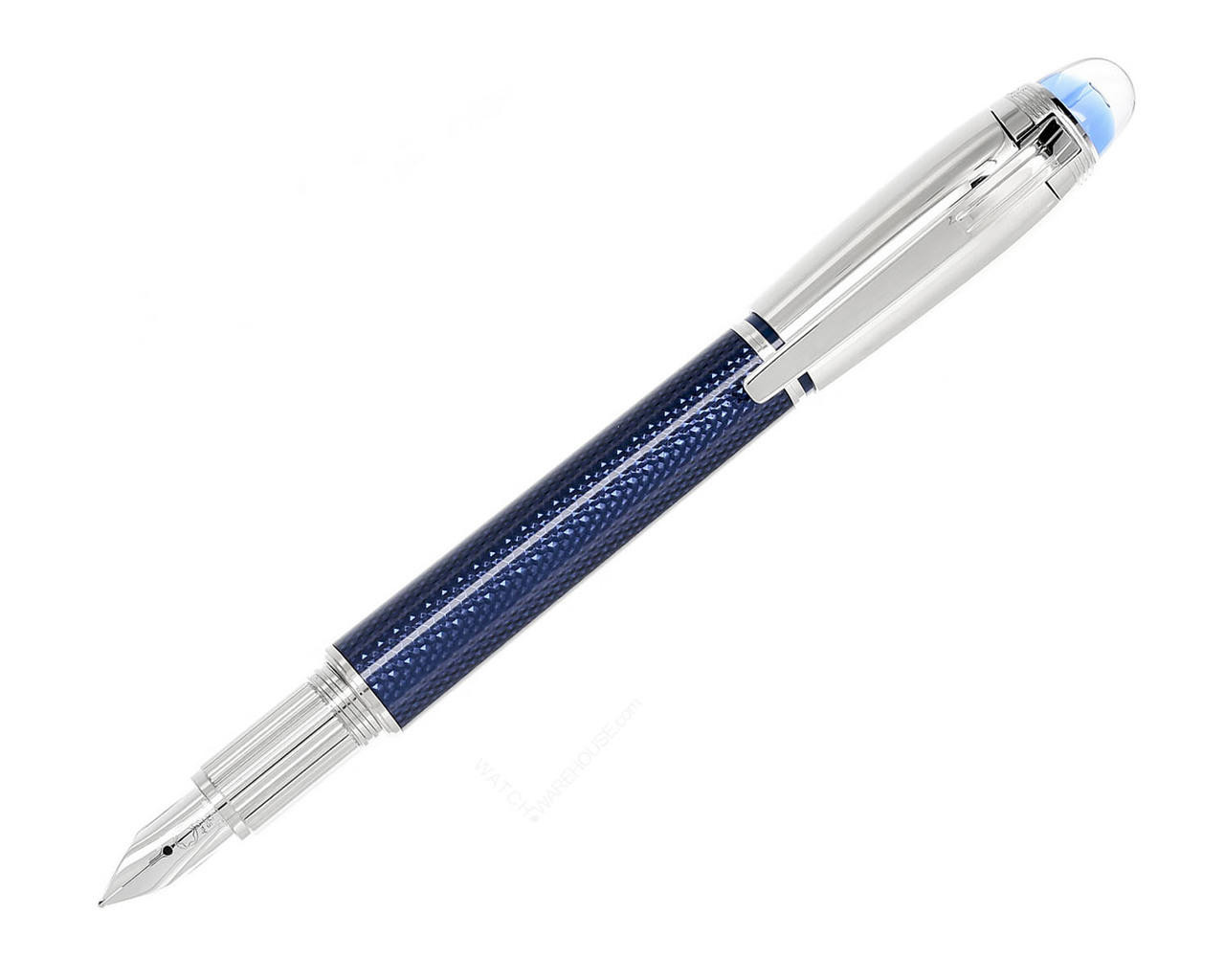 MONTBLANC StarWalker Blue Planet Metal DouÃ© (M) Nib Fountain Pen 