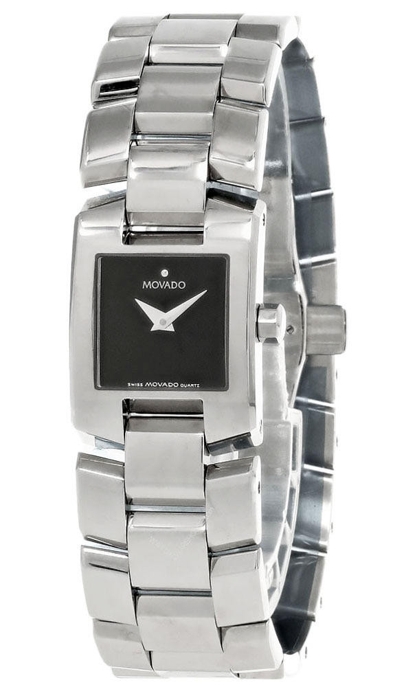 MOVADO Quartz Stainless Steel Black Dial Women's Watch 84.A1.1431.B