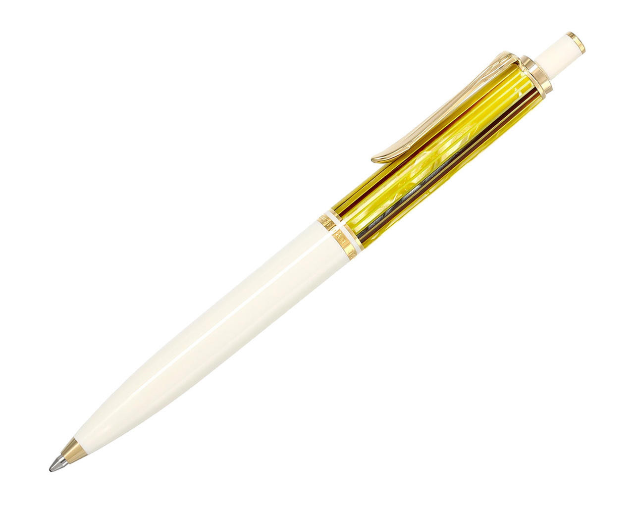 PELIKAN Souveran K400 Tortoiseshell White Ballpoint Pen 934125