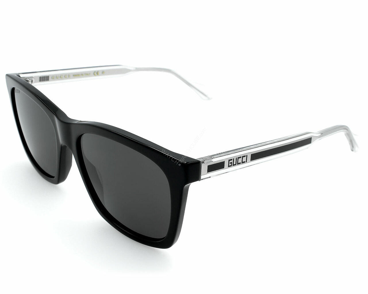 Gucci GG0516S 018 Sunglasses Black Rectangle Frame, Grey Lenses Gucci GG0516S Rectangle Sunglasses | EyeOns.com main image 3