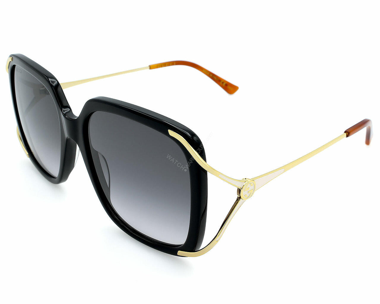 ?Gucci Women\'s Black Grey Gradient Sunglasses Gucci NEW Gucci Sunglasses GG1553S 001 Black Grey Gradient  main image 4