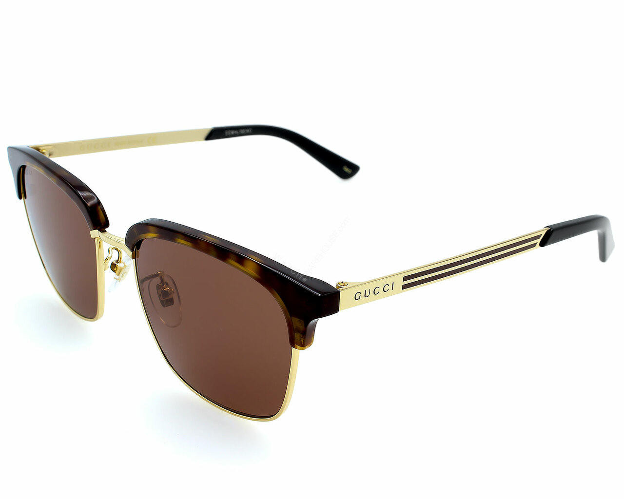 ? Gucci Havana Brown Sunglasses Gucci Sunglasses GG1730S 002 Dark Dark Havana - eye-oo.com main image 3