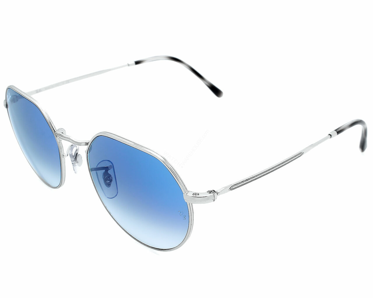 RAY-BAN JACK Clear Gradient/Blue Lens 53-145MM Unisex Sunglasses RB3565  003/3F