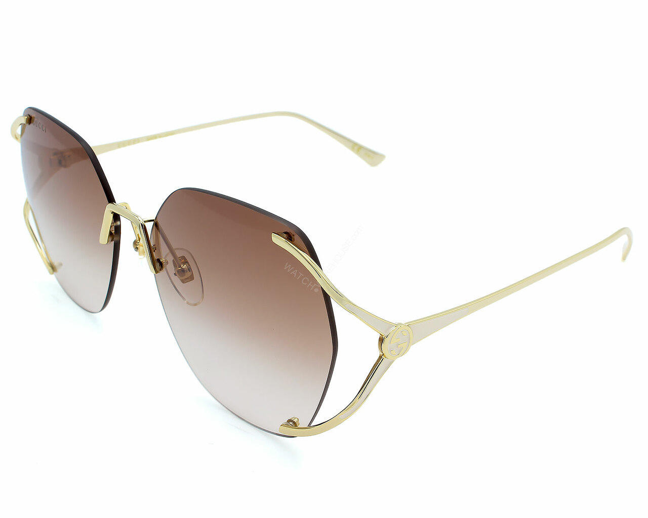 GUCCI Brown Gradient Lens 59-130MM Women's Sunglasses GG0651S 003