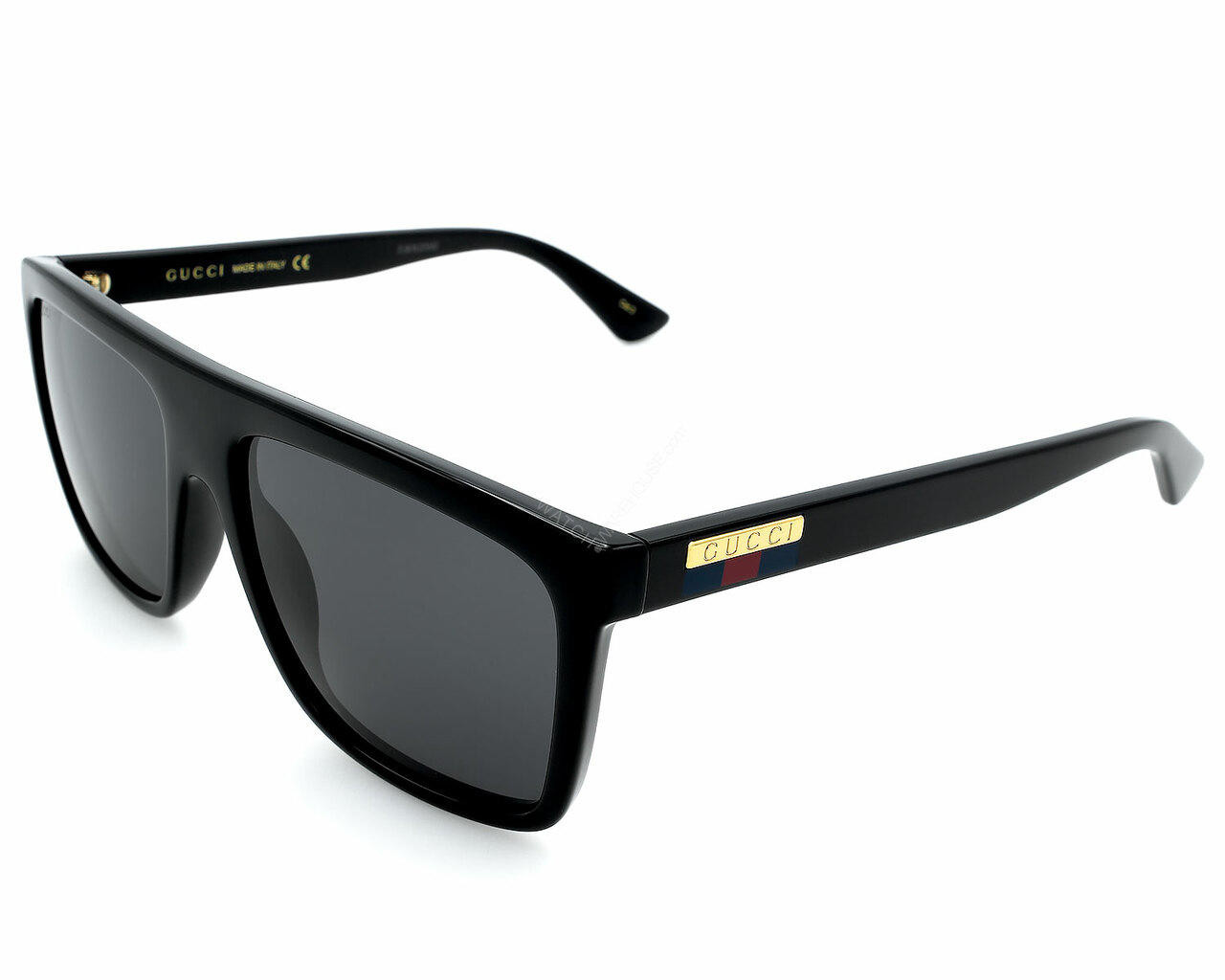 GUCCI Black/Gray Lens 59-17-145MM Men display picture 2