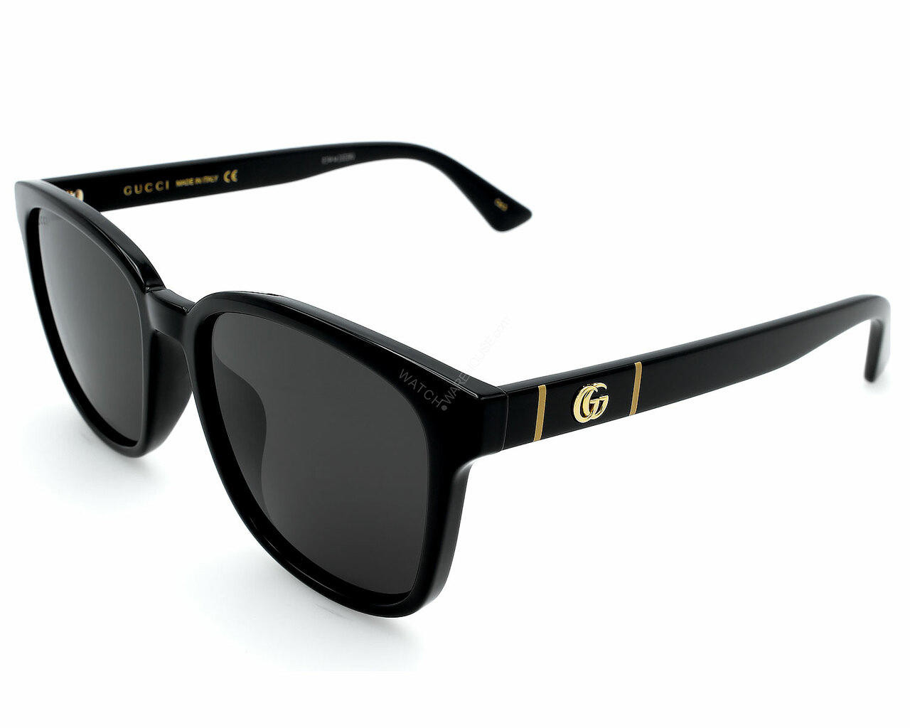 GUCCI Black/Gray Lens 56-18-150MM Unisex Sunglasses GG0637SK 001