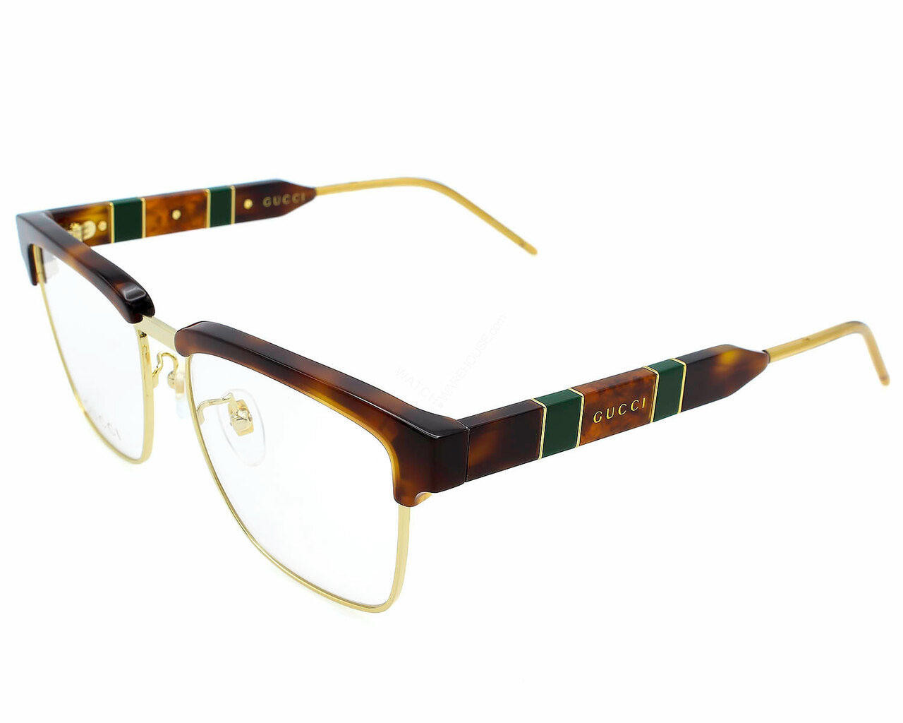 GUCCI Full Rim Havana 52-145MM Men's 