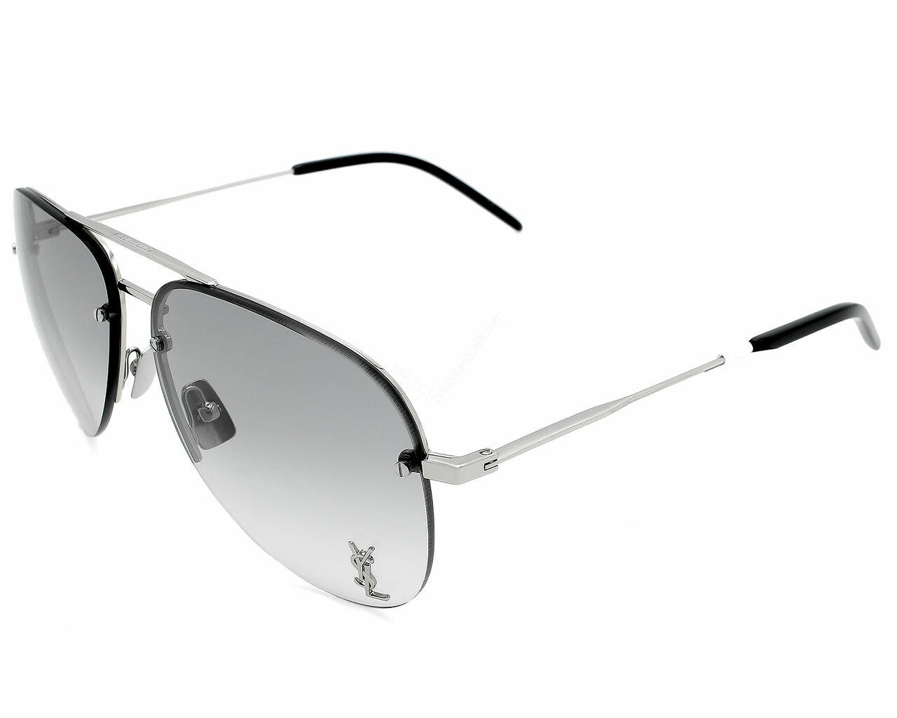 NEW SAINT LAURENT SUNGLASSES, UNISEX CLEAR GRAY SUNLASSES SAINT LAURENT Saint Laurent SL 782/K 004 Oval Sunglasses Taupe - eye-oo.com main image 3
