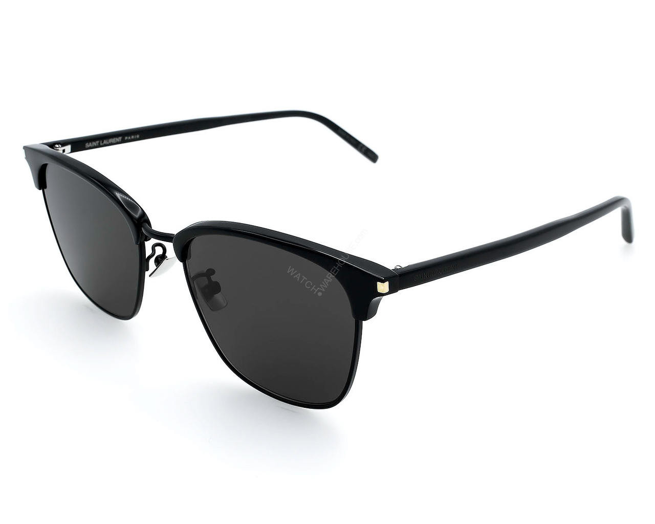 SAINT LAURENT ブラックサングラス SAINT LAURENT Black Lens 55-150MM Unisex Sunglasses SL 326/K 001