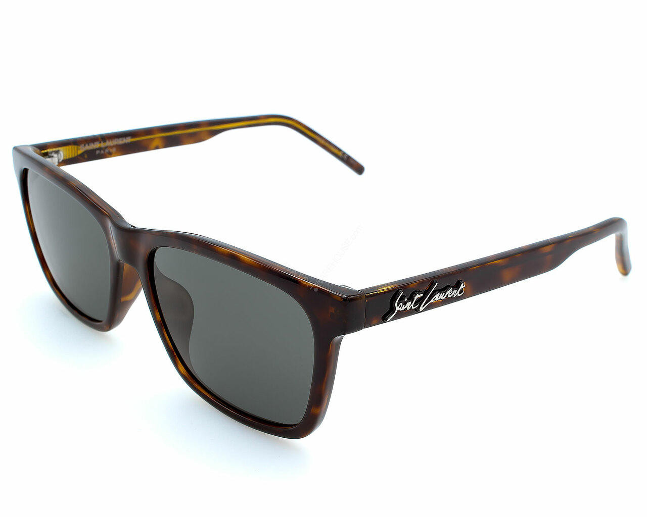 SAINT LAURENT Havana/Gray Lens 56-145MM Men's Sunglasses SL SAINT LAURENT Havana/Gray Lens 56-145MM Men's Sunglasses SL